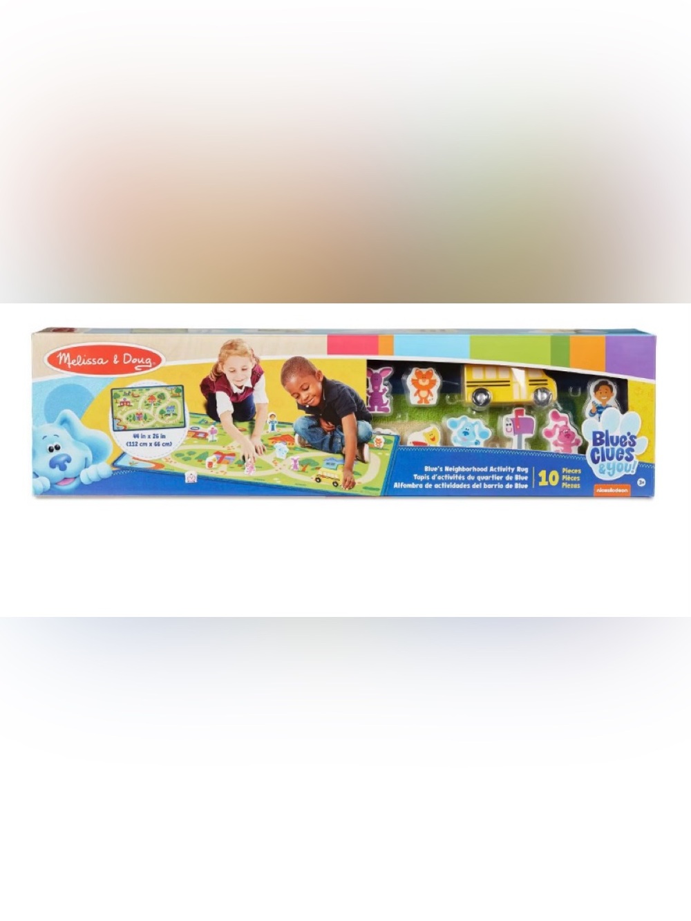 Melissa & Doug Blue's Neighborhood Activity Playset Rug